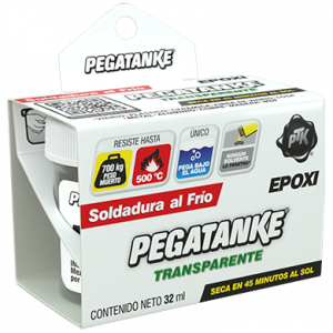 PEGATANKE – Soldadura al Frío EPOXI Epóxico transparente